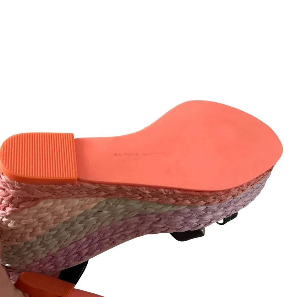 Sophia Webster Lucita MALIBU wedge sandals pastel multicolor size 40 espadrille
